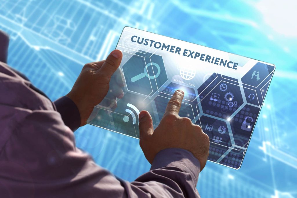 Customer experience on tablet